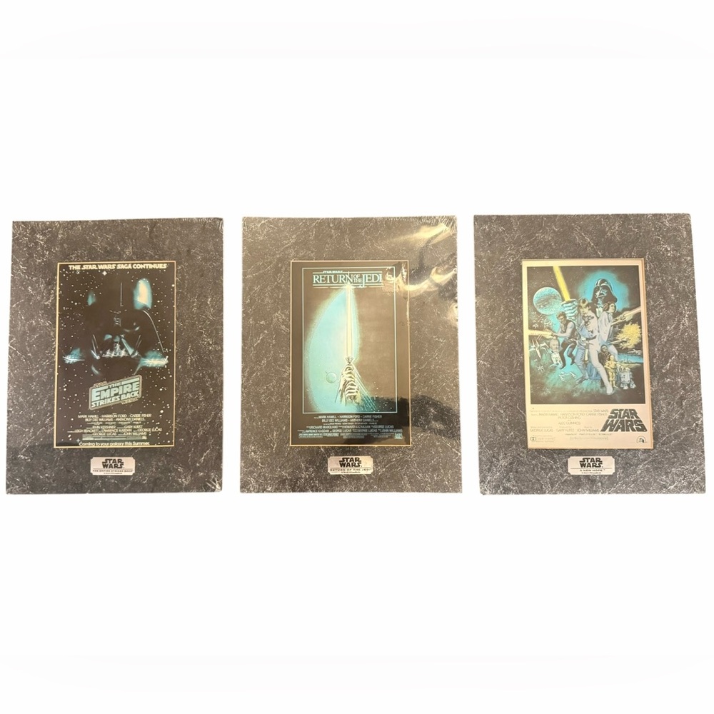 Star Wars Trilogy ChromArt Print Poster Set - Picture 8 of 8